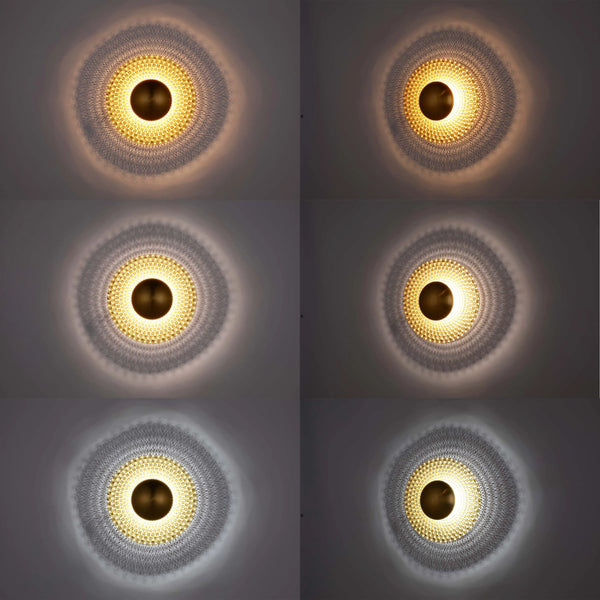 Decorative Round LED Wall Light - 5W, 3CCT, 270mm