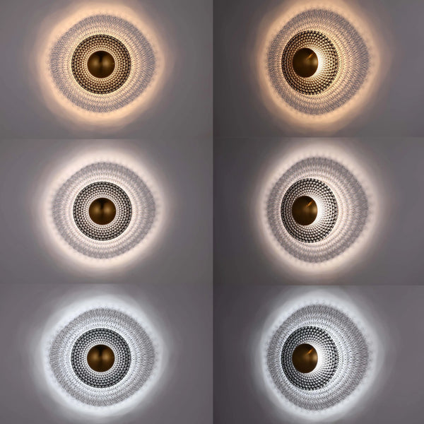 Decorative Round LED Wall Light - 5W, 3CCT, 270mm