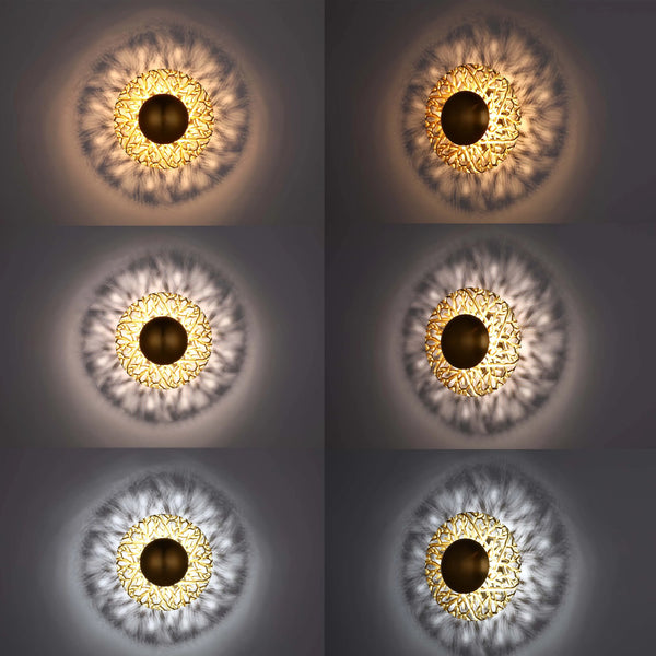 Decorative Round LED Wall Light - 5W, 3CCT, 270mm