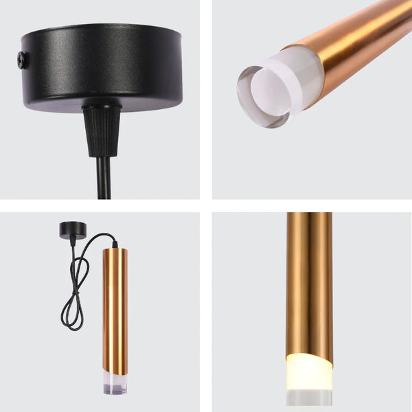 Modern Cylinder Pendant Downlight with PMMA Diffuser GU10