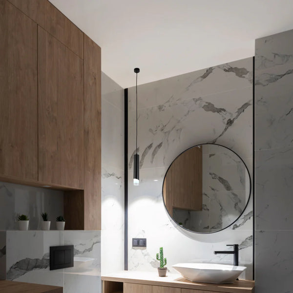 Modern Cylinder Pendant Downlight with PMMA Diffuser GU10