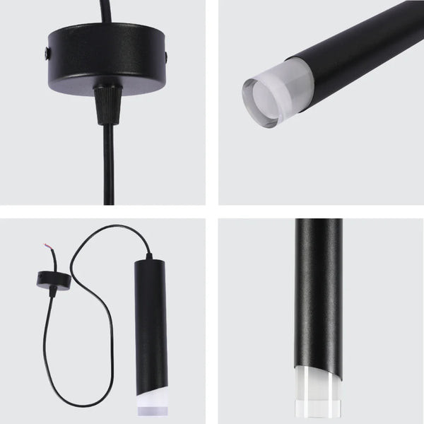 Modern Cylinder Pendant Downlight with PMMA Diffuser GU10
