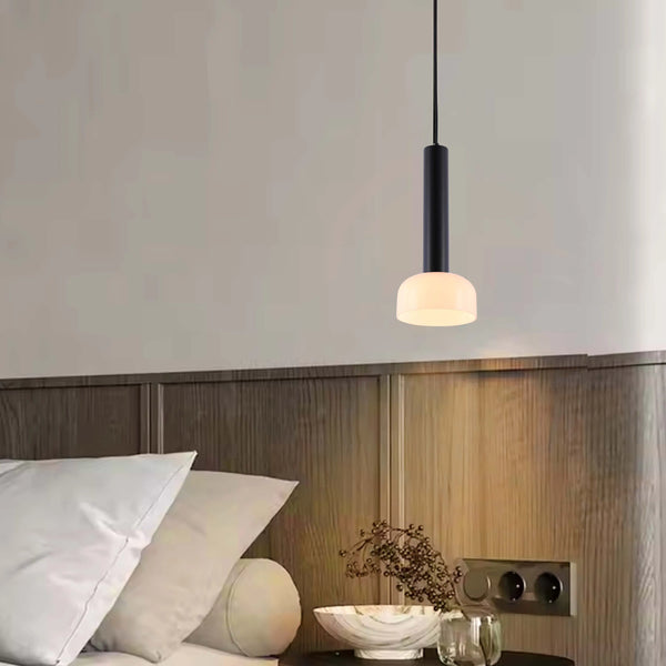 Minimalist Cylindrical LED Pendant Light - 8W, 3CCT, 340mm Length