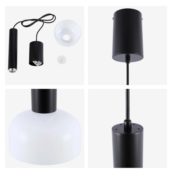 Minimalist Cylindrical LED Pendant Light - 8W, 3CCT, 340mm Length