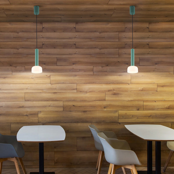 Minimalist Cylindrical LED Pendant Light - 8W, 3CCT, 340mm Length