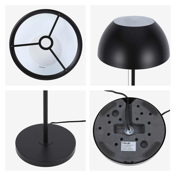 Modern Dome Floor Lamp – E27 Fitting, 1440mm Height, Pull Cord Switch