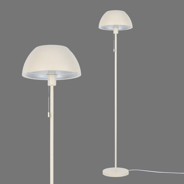 Modern Dome Floor Lamp – E27 Fitting, 1440mm Height, Pull Cord Switch