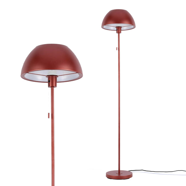 Modern Dome Floor Lamp – E27 Fitting, 1440mm Height, Pull Cord Switch