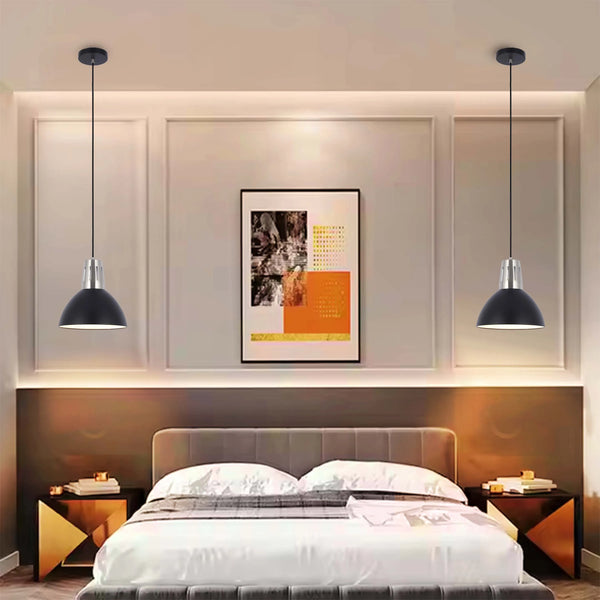 Modern Dome Pendant Light – E27 Fitting, 280mm Diameter, Dimmable
