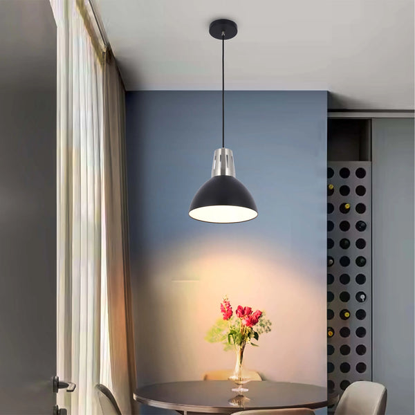 Modern Dome Pendant Light – E27 Fitting, 280mm Diameter, Dimmable