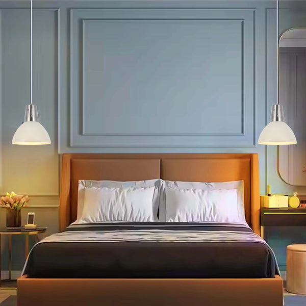 Modern Dome Pendant Light – E27 Fitting, 280mm Diameter, Dimmable