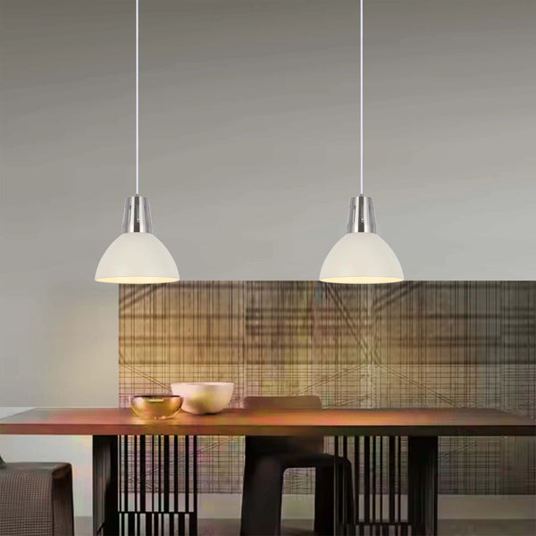 Modern Dome Pendant Light – E27 Fitting, 280mm Diameter, Dimmable