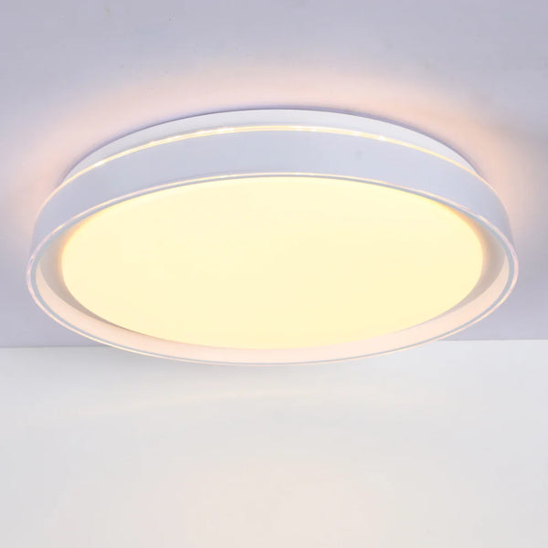 Modern Flush Mount Ceiling Light with Triple Light Diffusion