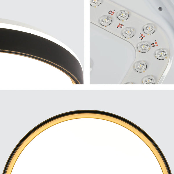 Modern Halo Effect LED Ceiling Light with Colour Contrast Design