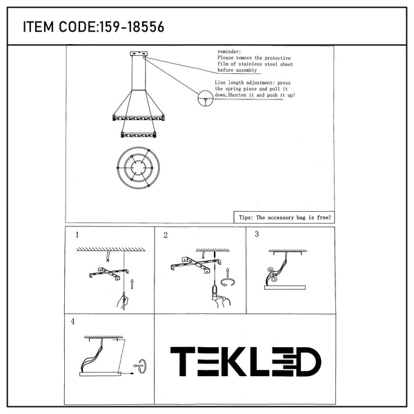 Modern LED Chandelier, Tiered Crystal Ring Pendant Light