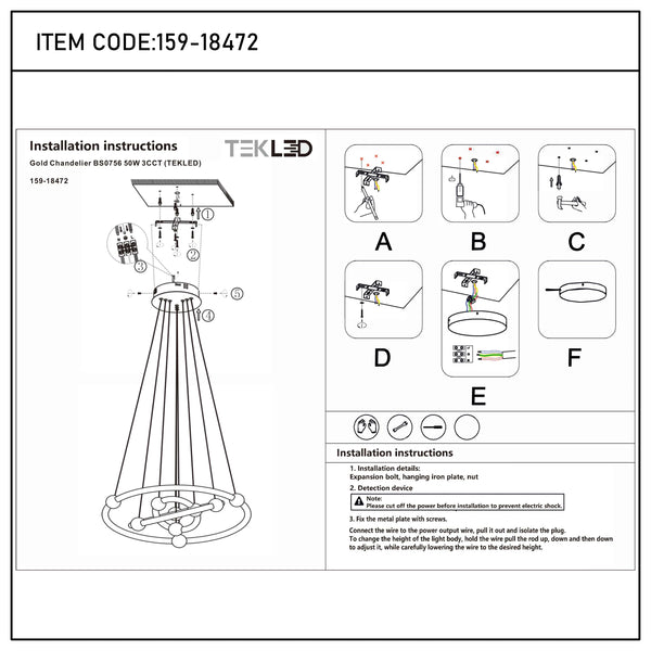 Modern LED Pendant Lights – Interlocking Rings, Wave & Tiered Designs