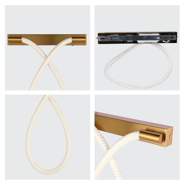 Modern LED Rope Wall Light