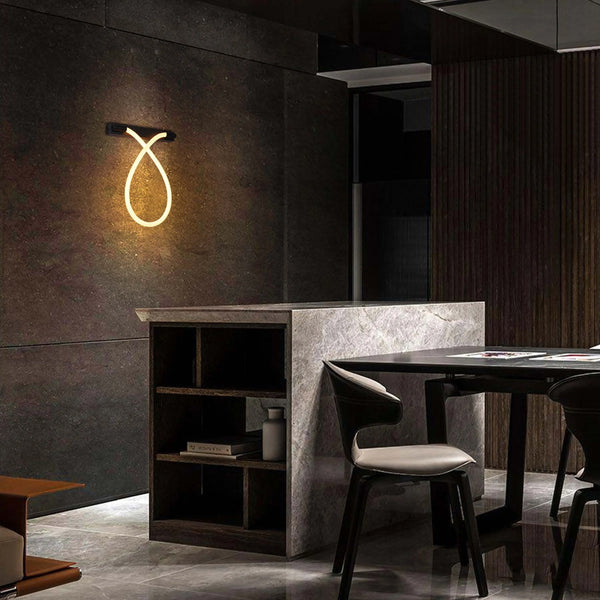 Modern LED Rope Wall Light