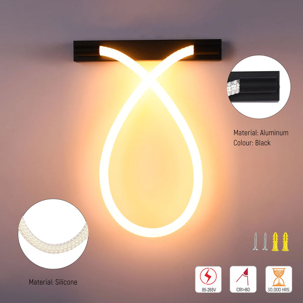 Modern LED Rope Wall Light