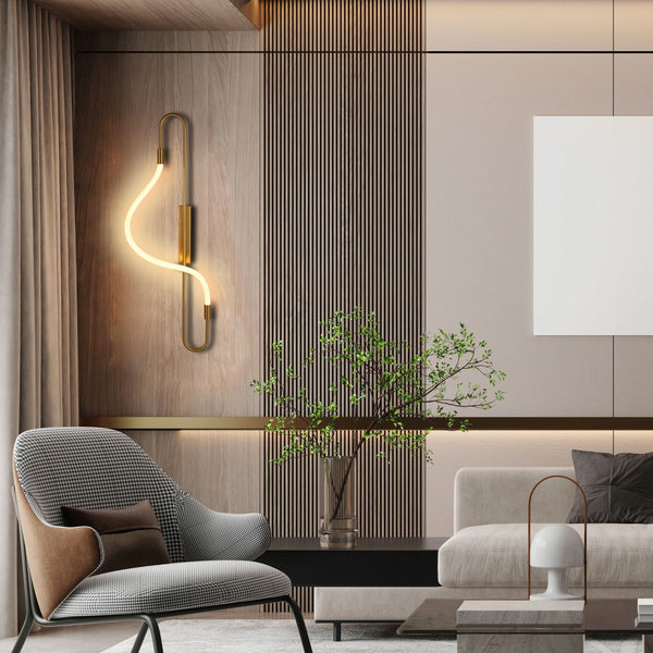 Modern LED Rope Wall Light