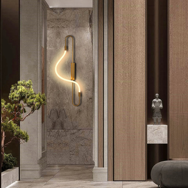 Modern LED Rope Wall Light