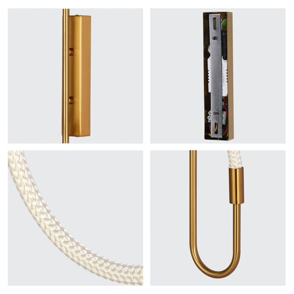 Modern LED Rope Wall Light