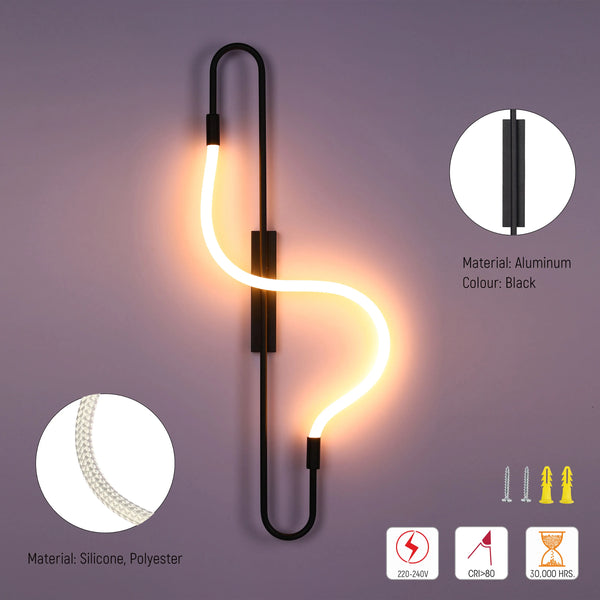 Modern LED Rope Wall Light