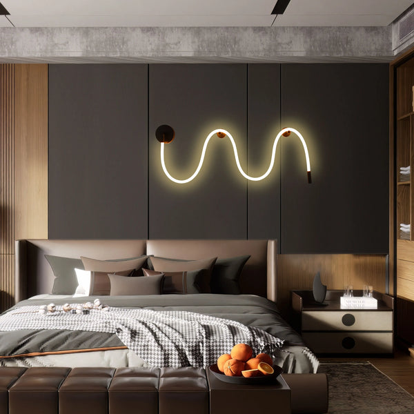 Modern LED Rope Wall Light
