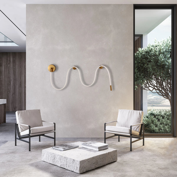 Modern LED Rope Wall Light