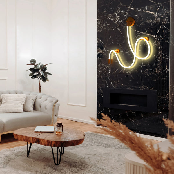 Modern LED Rope Wall Light
