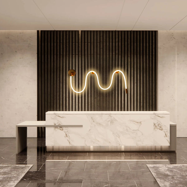 Modern LED Rope Wall Light