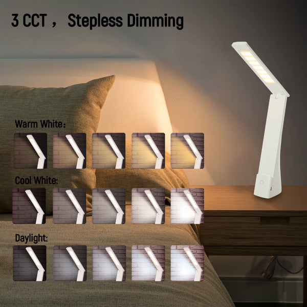 Modern Minimalist Bedside Folding LED Desk Lamp