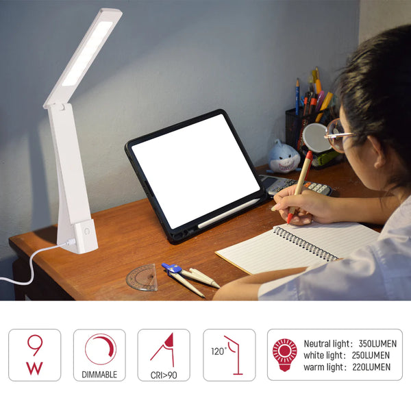 Modern Minimalist Bedside Folding LED Desk Lamp