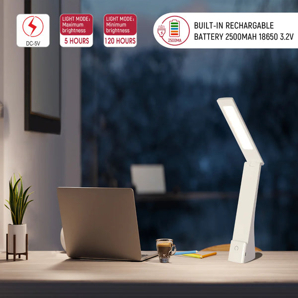 Modern Minimalist Bedside Folding LED Desk Lamp
