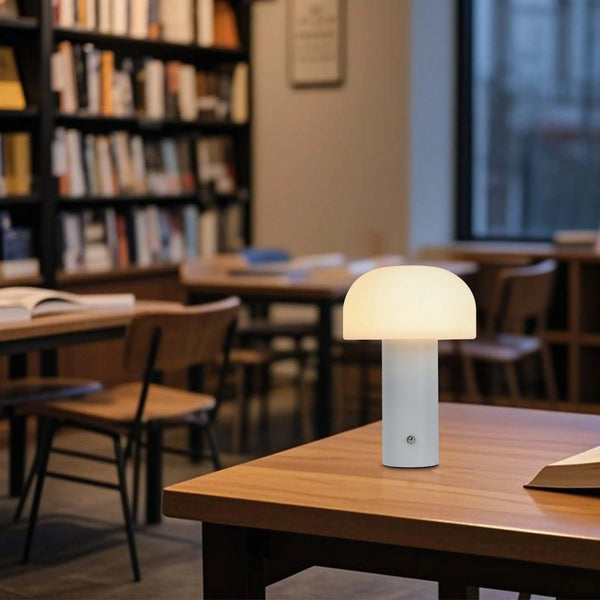 Modern Mushroom Rechargeable LED Table Lamp | Bedside Lamp
