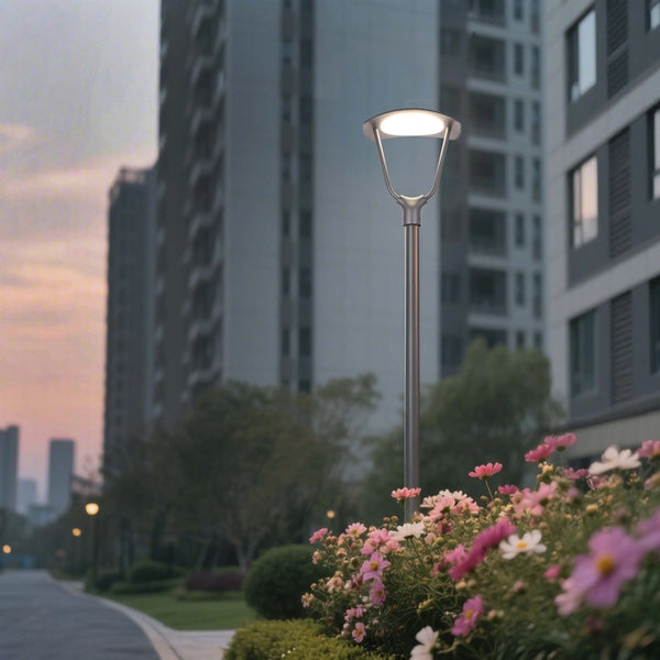 Modern Outdoor Post-Top Light - 40W - IP65 - Cool White