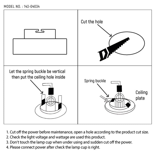 Modern Recessed GU10 Fixed Downlight with Low UGR Aluminium Design