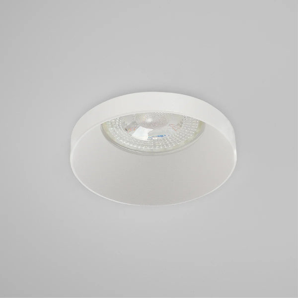 Modern Recessed GU10 Fixed Downlight with Low UGR Aluminium Design