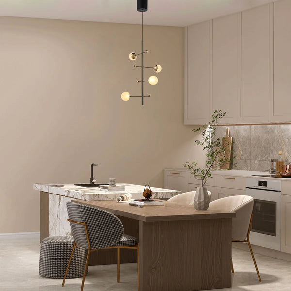 Modern Spacious Chandelier Ceiling Light Gold