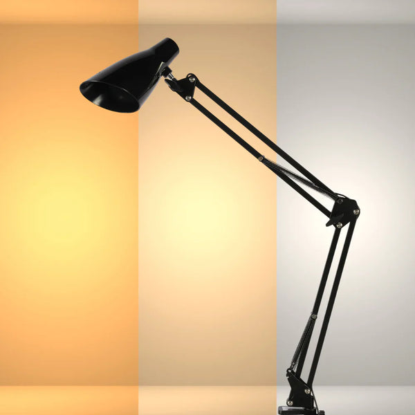 TEKLED Modern Swing Arm LED Desk Lamp-7W Dimmable 3 CCT Options
