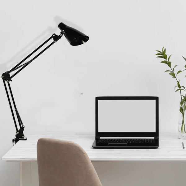 TEKLED Modern Swing Arm LED Desk Lamp-7W Dimmable 3 CCT Options