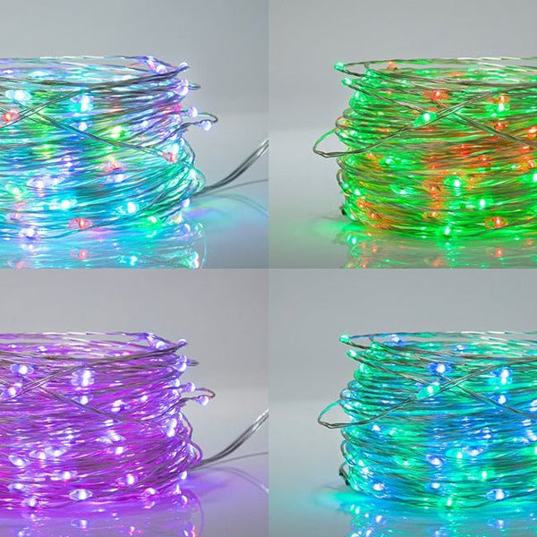 Aries RGB Micro-LED String Fairy Light with Power Adaptor & Remote Control