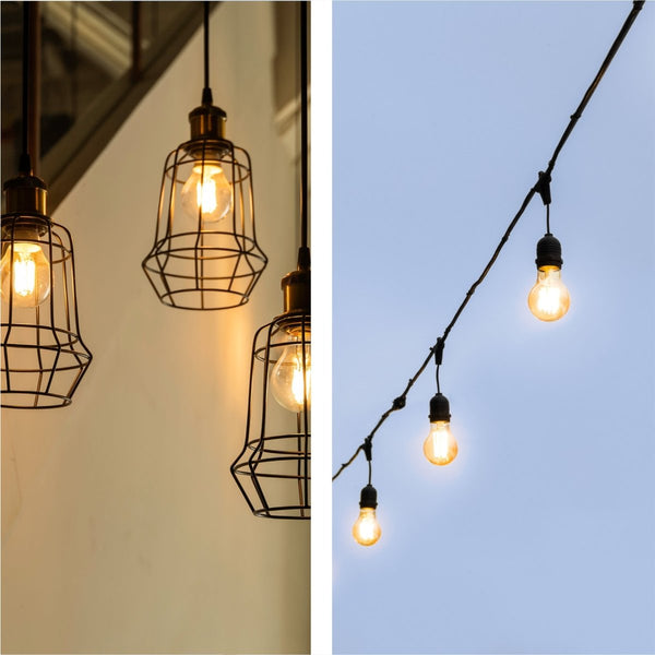 LED Filament A60 GLS Bulb E27 Edison Screw