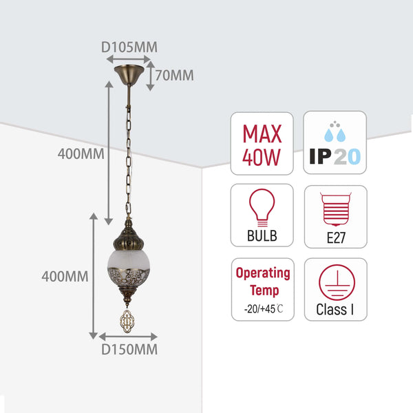 Moroccan Ornate Pendant Light Collection