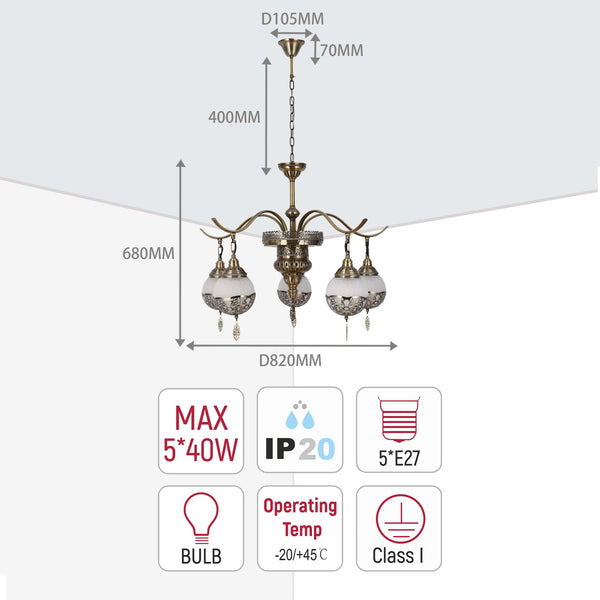 Moroccan Ornate Pendant Light Collection