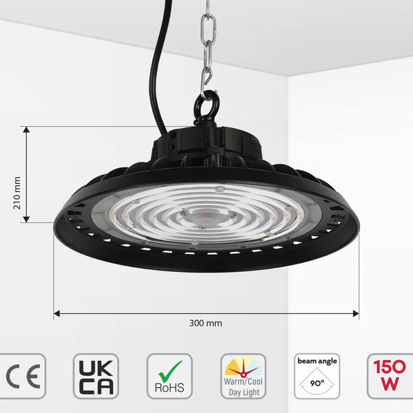 Nova High Bay LED Light with Reflector Options