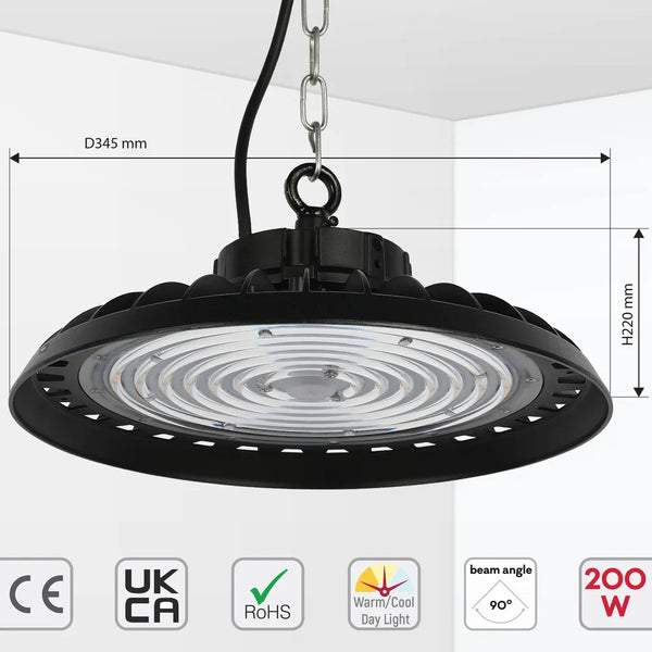 Nova High Bay LED Light with Reflector Options