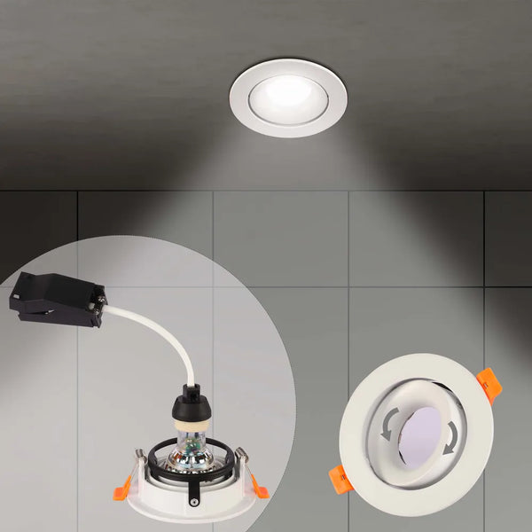 Orbit Tilt GU10 Recessed  Downlight
