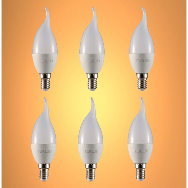 Pisces LED Candle Bulb C37 Tail E14 Small Edison Screw 6W