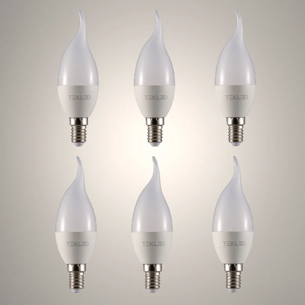 Pisces LED Candle Bulb C37 Tail E14 Small Edison Screw 6W